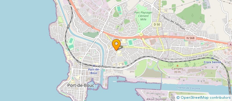 localisation de l'entreprise MADAME ISABELLE SCARPATI  PORT-DE-BOUC