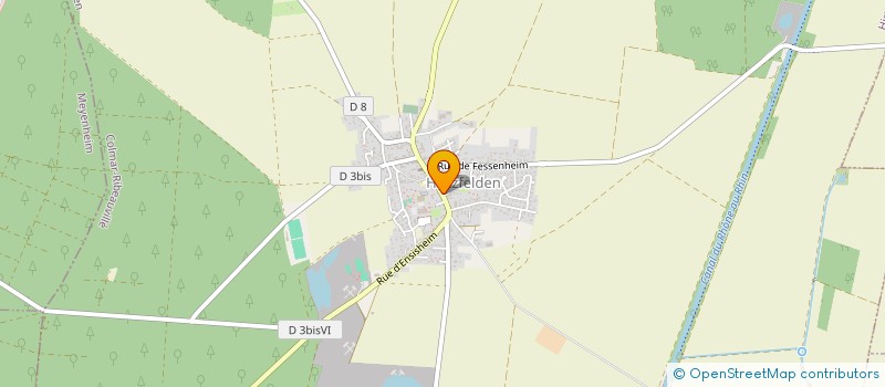 localisation de l'entreprise MADAME ISABELLE SCHACKEMY  HIRTZFELDEN