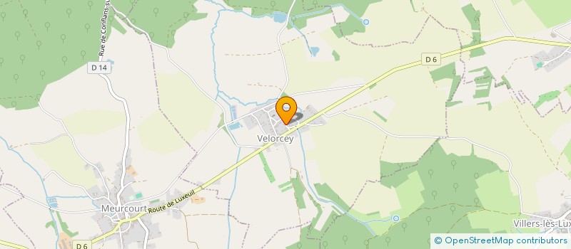 localisation de l'entreprise MADAME ISABELLE SCHAD  VELORCEY