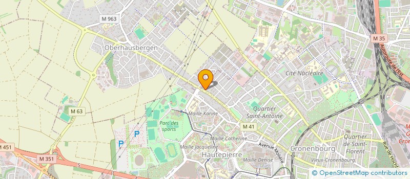 localisation de l'entreprise MADAME ISABELLE SCHAEFFER  STRASBOURG