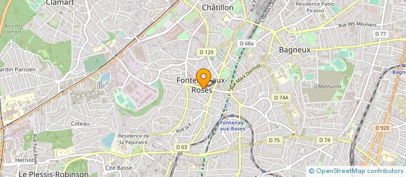 localisation de l'entreprise MADAME ISABELLE SCHLIENGER à FONTENAY-AUX-ROSES