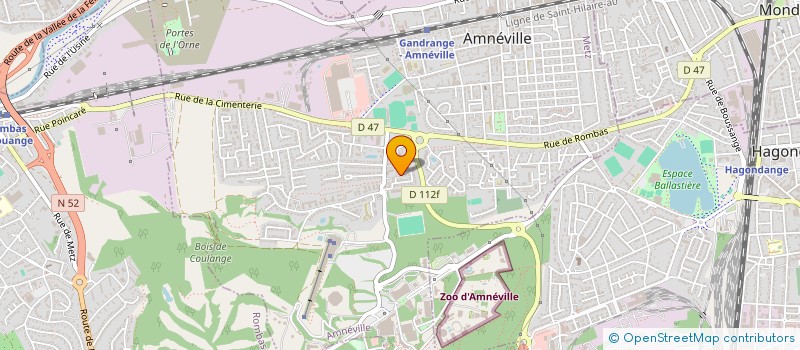 localisation de l'entreprise MADAME ISABELLE SCHMITT  AMNEVILLE