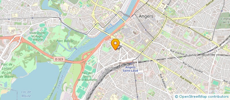 localisation de l'entreprise MADAME ISABELLE SCHNEIDER  ANGERS