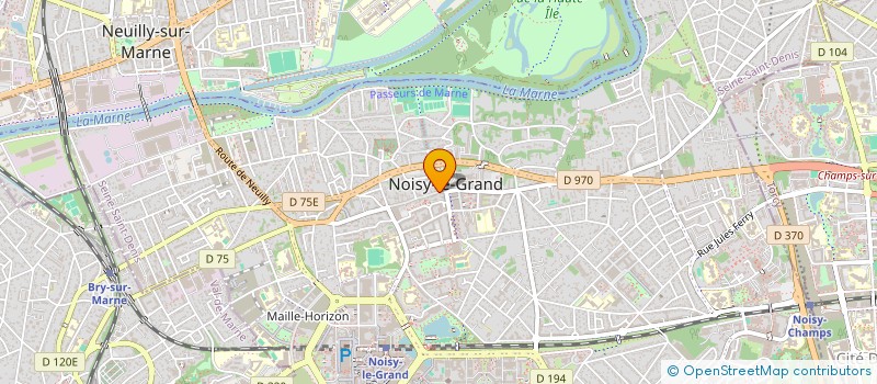 localisation de l'entreprise MADAME ISABELLE SCHOUX à NOISY-LE-GRAND