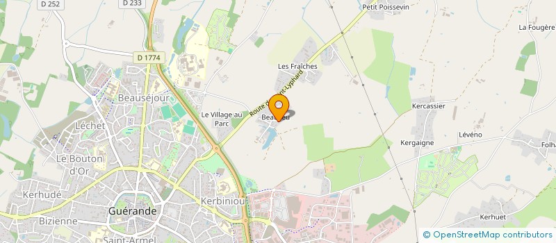 localisation de l'entreprise MADAME ISABELLE SCHRECK  GUERANDE