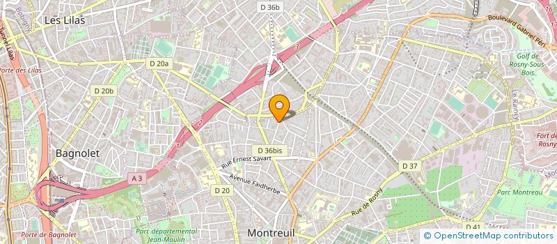 localisation de l'entreprise MADAME ISABELLE SCHRICKE à MONTREUIL