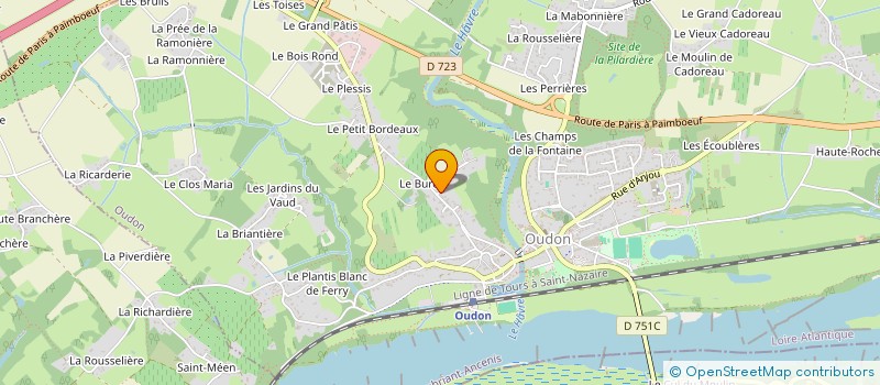 localisation de l'entreprise MADAME ISABELLE SCHUHMACHER  OUDON