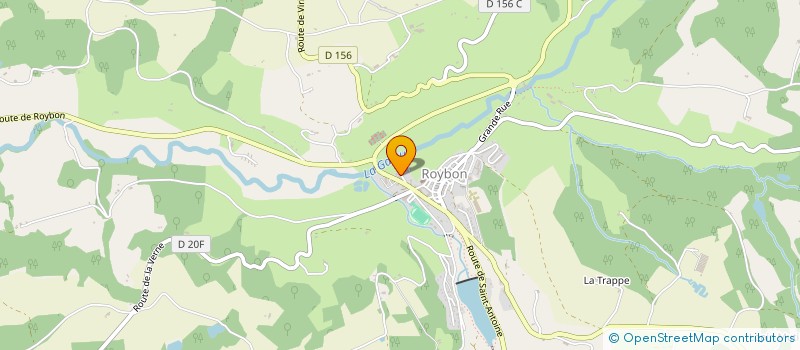 localisation de l'entreprise MADAME ISABELLE SCHULER  ROYBON