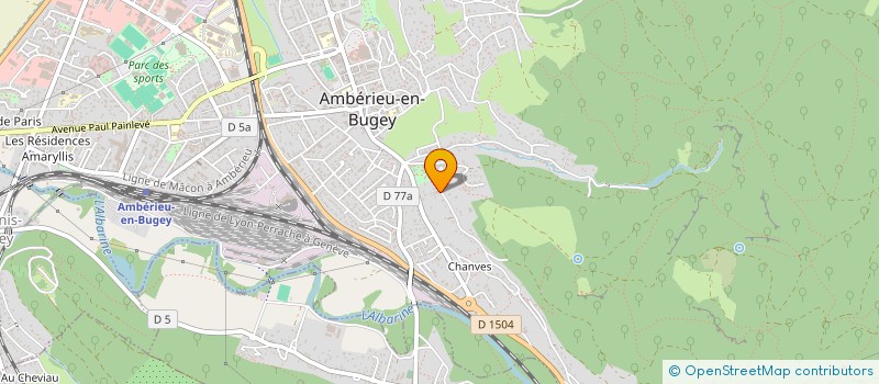 localisation de l'entreprise MADAME ISABELLE SCHWAB à AMBERIEU-EN-BUGEY