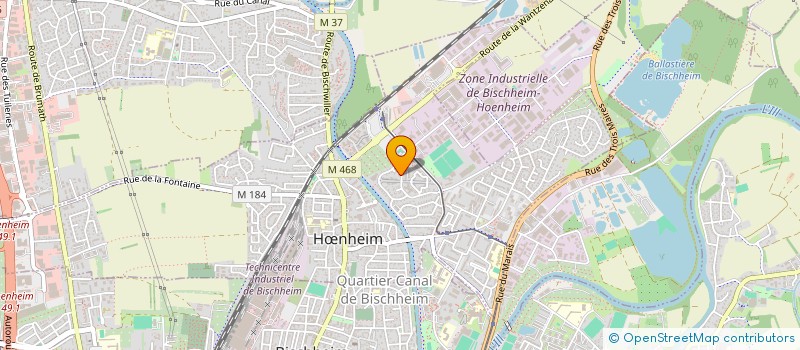 localisation de l'entreprise MADAME ISABELLE SCHWOERER  HNHEIM