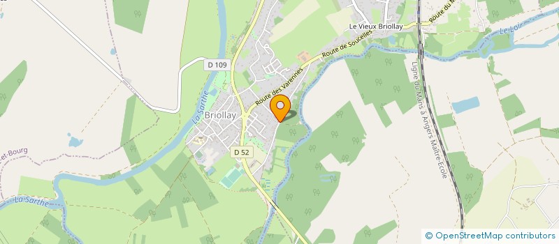 localisation de l'entreprise MADAME ISABELLE SCICHILONE à BRIOLLAY
