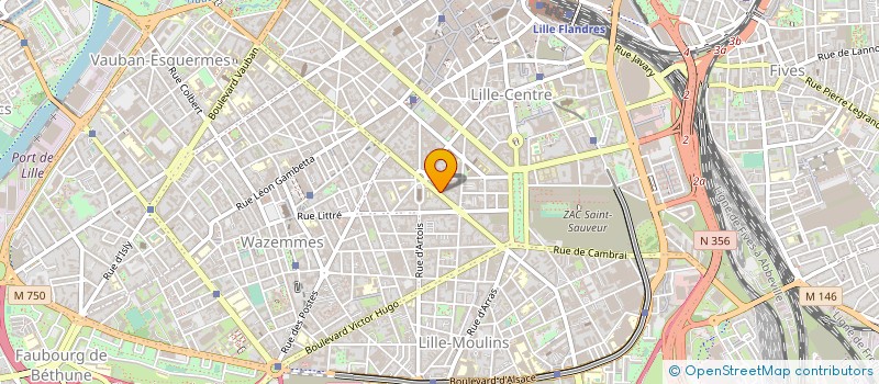 localisation de l'entreprise MADAME ISABELLE SCOUPE  LILLE