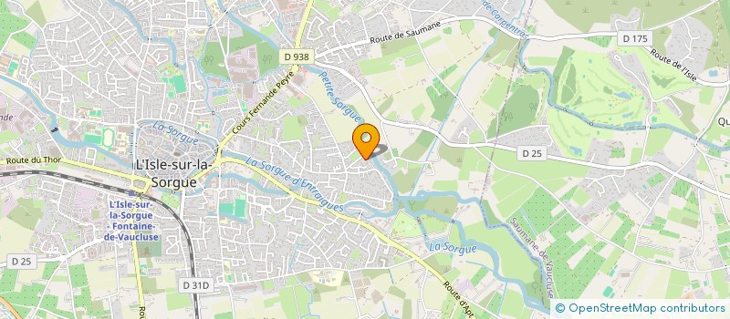 localisation de l'entreprise MADAME ISABELLE SEDDIO  L'ISLE-SUR-LA-SORGUE