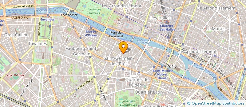 localisation de l'entreprise MADAME ISABELLE SEGRETAIN  PARIS