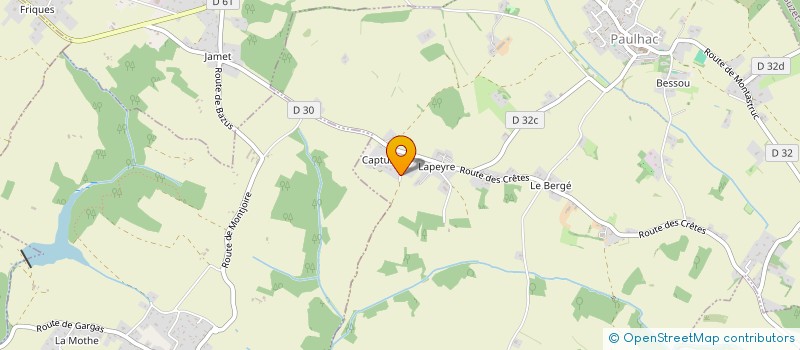 localisation de l'entreprise MADAME ISABELLE SEIGNARD-GERDE  PAULHAC