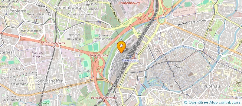 localisation de l'entreprise MADAME ISABELLE SEIWERT à STRASBOURG