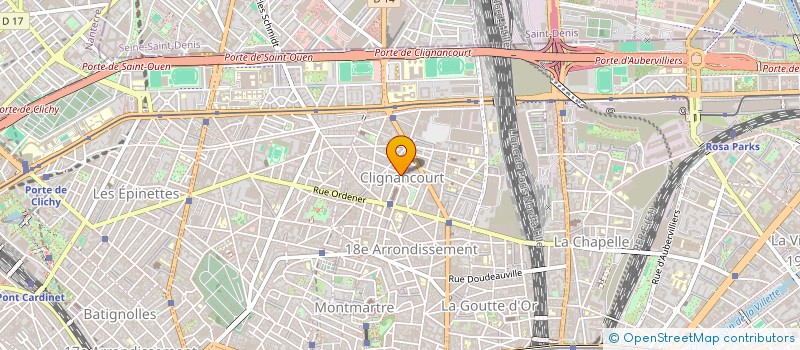 localisation de l'entreprise MADAME ISABELLE SENE  PARIS