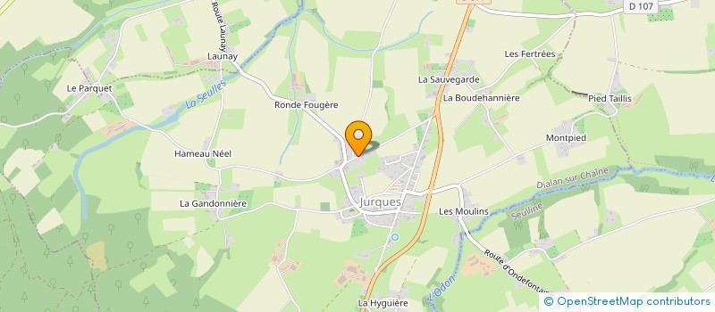 localisation de l'entreprise MADAME ISABELLE SENECAL-BOULLOT à DIALAN SUR CHAINE