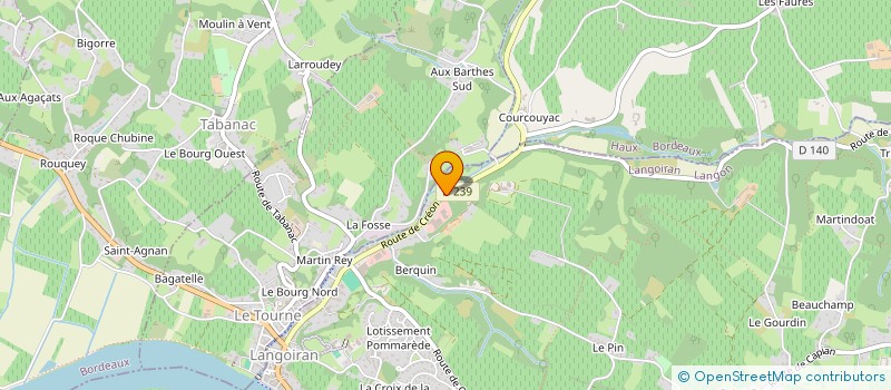 localisation de l'entreprise MADAME ISABELLE SENECHAL  LANGOIRAN