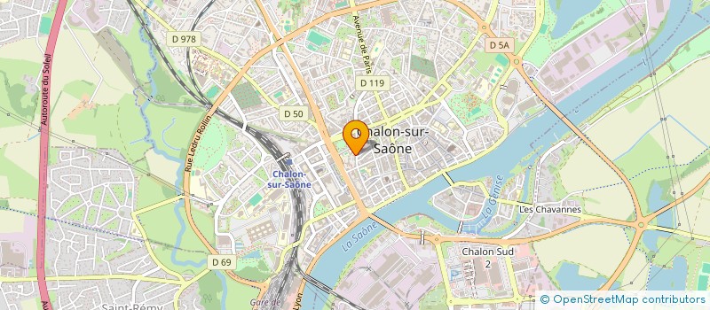 localisation de l'entreprise MADAME ISABELLE SENECHAL-CHEVALLIER à CHALON-SUR-SAONE