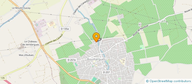 localisation de l'entreprise MADAME ISABELLE SEPULCHRE  BOUILLARGUES