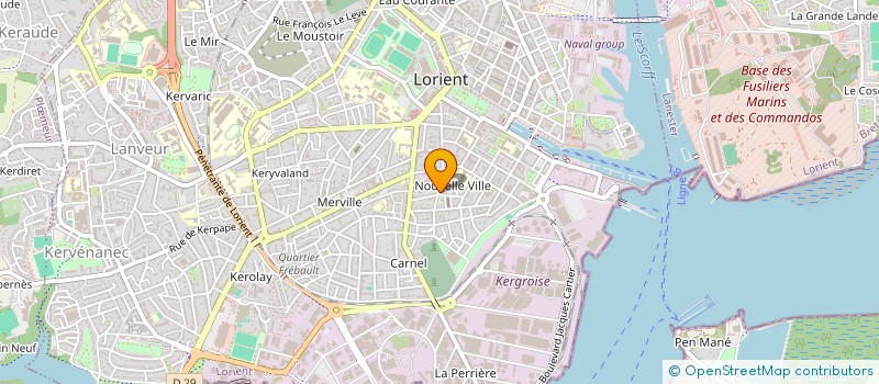 localisation de l'entreprise MADAME ISABELLE SEQUEIRA VARELA à LORIENT