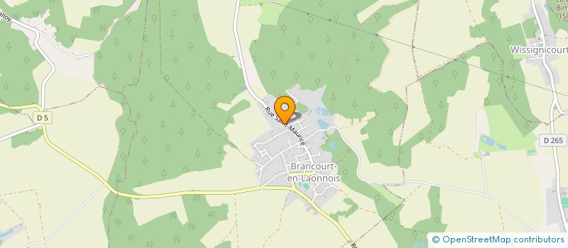 localisation de l'entreprise MADAME ISABELLE SEREN  BRANCOURT-EN-LAONNOIS