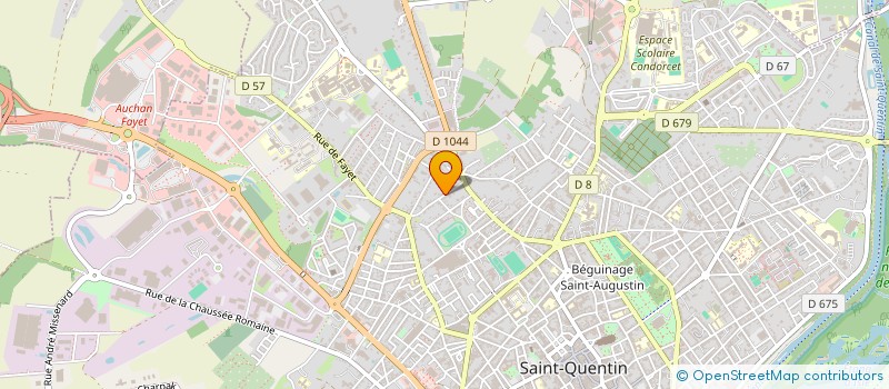localisation de l'entreprise MADAME ISABELLE SEROUART à SAINT-QUENTIN