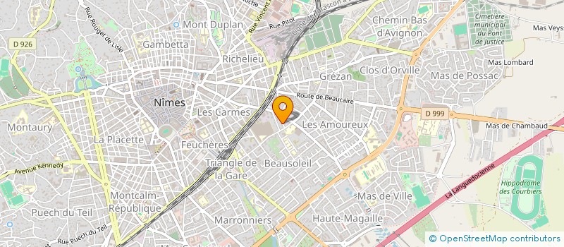 localisation de l'entreprise MADAME ISABELLE SERRE  NIMES