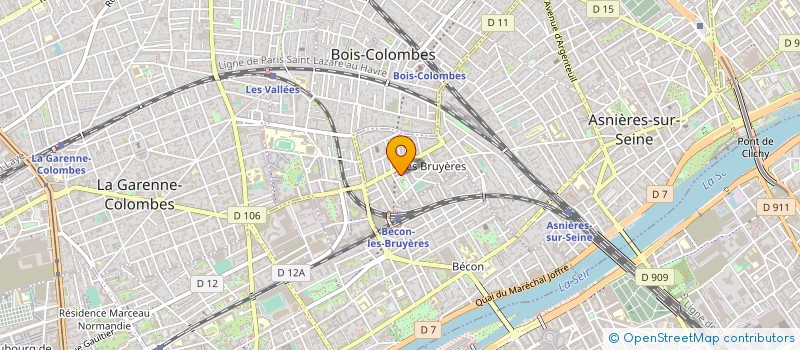 localisation de l'entreprise MADAME ISABELLE SERVOIS à ASNIERES-SUR-SEINE