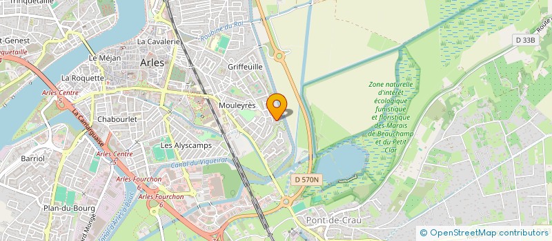 localisation de l'entreprise MADAME ISABELLE SERVONNAT  ARLES