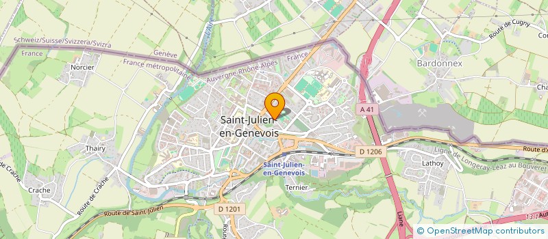 localisation de l'entreprise MADAME ISABELLE SESTACH  SAINT-JULIEN-EN-GENEVOIS