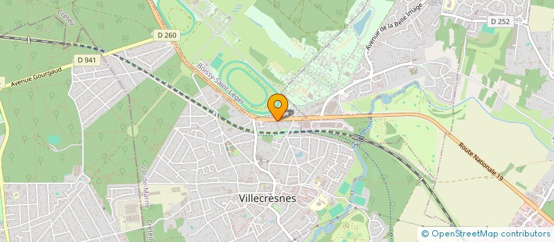 localisation de l'entreprise MADAME ISABELLE SEVEAU  VILLECRESNES