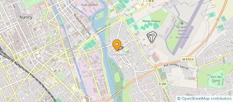 localisation de l'entreprise MADAME ISABELLE SEVERIN  TOMBLAINE