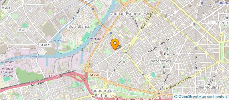 localisation de l'entreprise MADAME ISABELLE SEZARY à LILLE