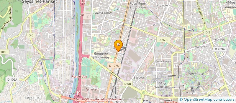 localisation de l'entreprise MADAME ISABELLE SIATKA à GRENOBLE