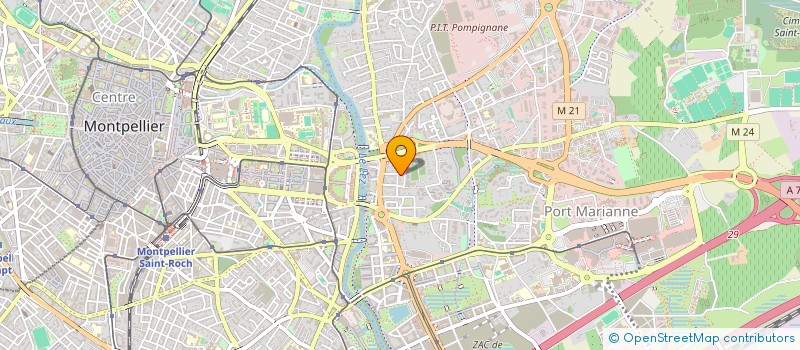 localisation de l'entreprise MADAME ISABELLE SICART à MONTPELLIER