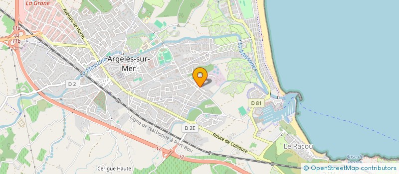 localisation de l'entreprise MADAME ISABELLE SIENI à ARGELES-SUR-MER