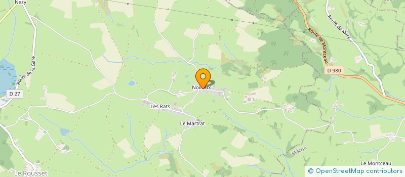 localisation de l'entreprise MADAME ISABELLE SIGNOL  LE ROUSSET-MARIZY