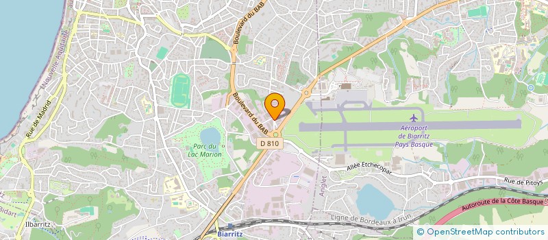 localisation de l'entreprise MADAME ISABELLE SIMON à BIARRITZ