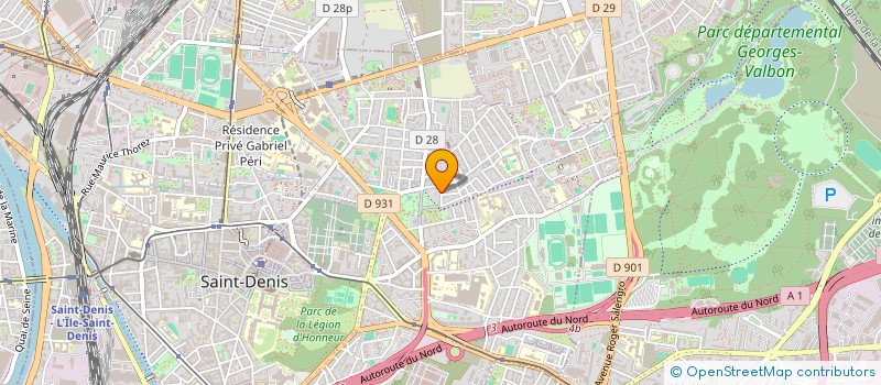 localisation de l'entreprise MADAME ISABELLE SIMON  SAINT-DENIS