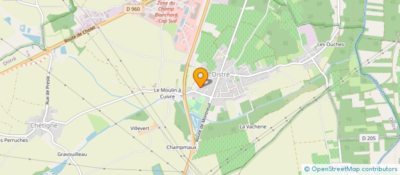 localisation de l'entreprise MADAME ISABELLE SIMON  DISTRE