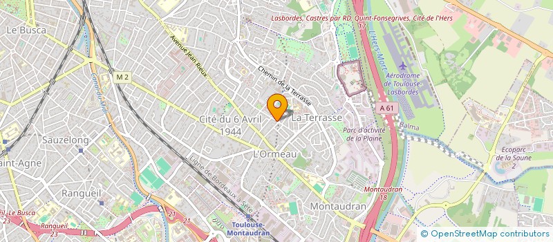 localisation de l'entreprise MADAME ISABELLE SIMON à TOULOUSE