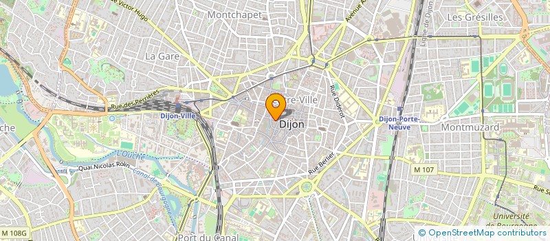 localisation de l'entreprise MADAME ISABELLE SIRDEY à DIJON