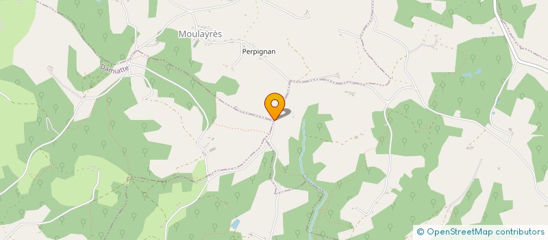 localisation de l'entreprise MADAME ISABELLE SIRVEN  MOULAYRES