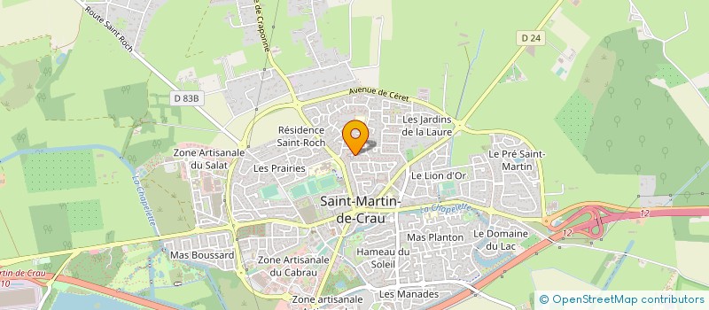 localisation de l'entreprise MADAME ISABELLE SITE à SAINT MARTIN DE CRAU