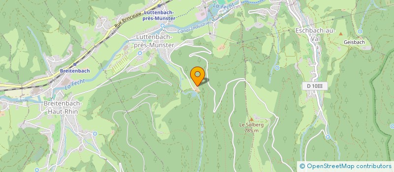 localisation de l'entreprise MADAME ISABELLE SITTERLE  LUTTENBACH-PRES-MUNSTER