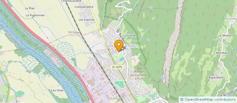 localisation de l'entreprise MADAME ISABELLE SMITH  FONTANIL-CORNILLON