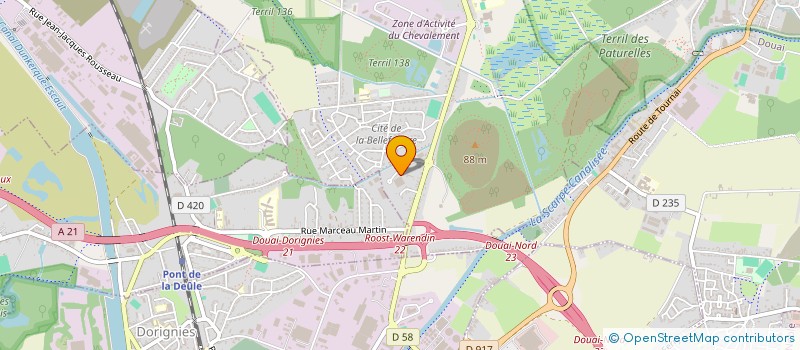 localisation de l'entreprise MADAME ISABELLE SOBKOWIAK  ROOST-WARENDIN