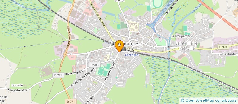 localisation de l'entreprise MADAME ISABELLE SOCORRO à CARENTAN-LES-MARAIS